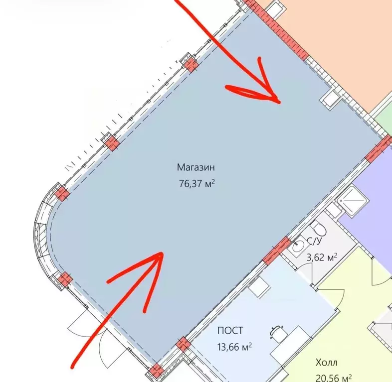 Помещение свободного назначения в Чеченская республика, Грозный ул. ... - Фото 2