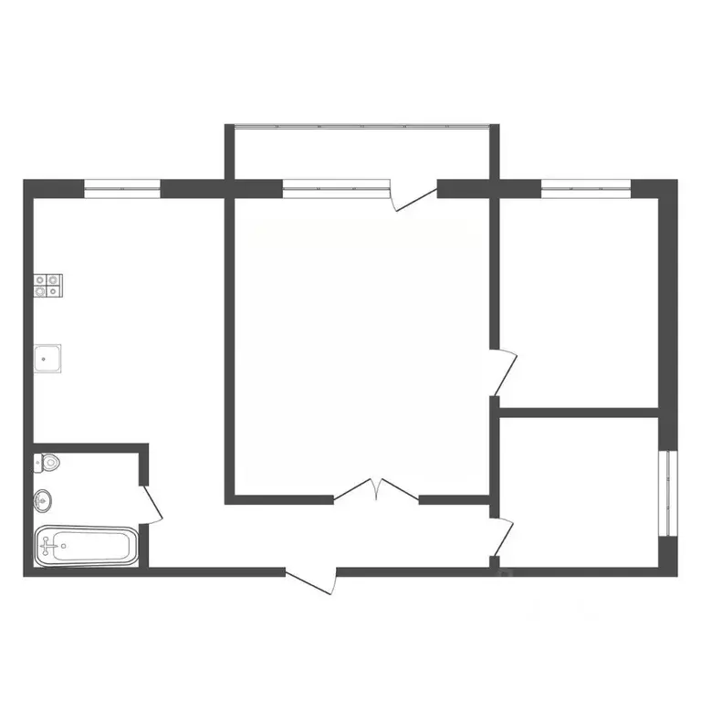 3-к кв. Тульская область, Алексин ул. Ленина, 4/14 (58.8 м) - Фото 2