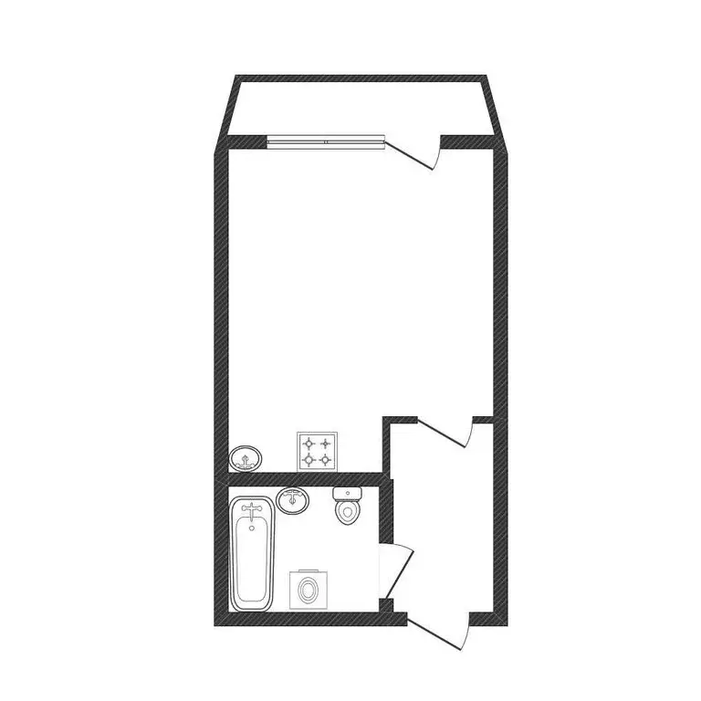 Квартира-студия: Юрга, Кузбасский проспект, 26 (30.9 м) - Фото 1