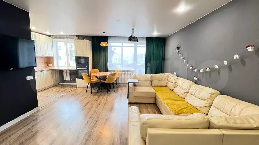 4-к. квартира, 73,1 м, 4/5 эт. - Фото 1