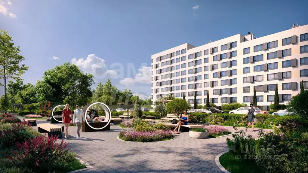 2-к кв. Крым, Евпатория просп. Победы, 1 (57.59 м) - Фото 1