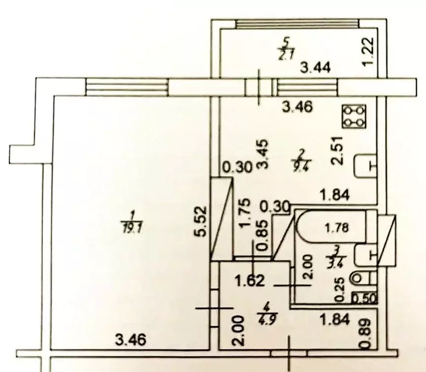 1-к кв. Татарстан, Зеленодольский район, Осиновское с/пос, с. Осиново ... - Фото 2