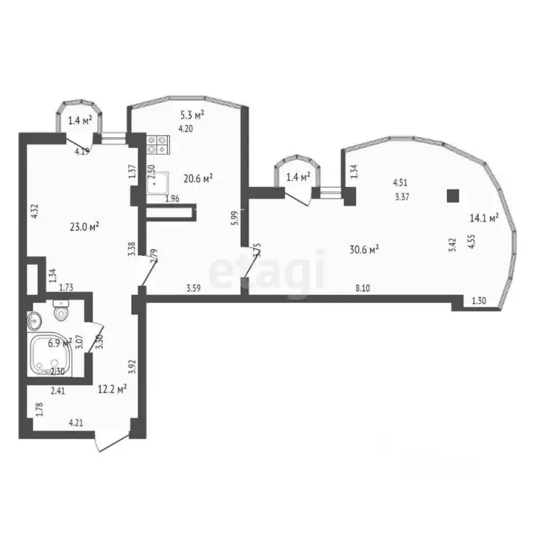 4-к кв. Крым, Ялта ул. Кривошты, 11А (115.0 м) - Фото 1