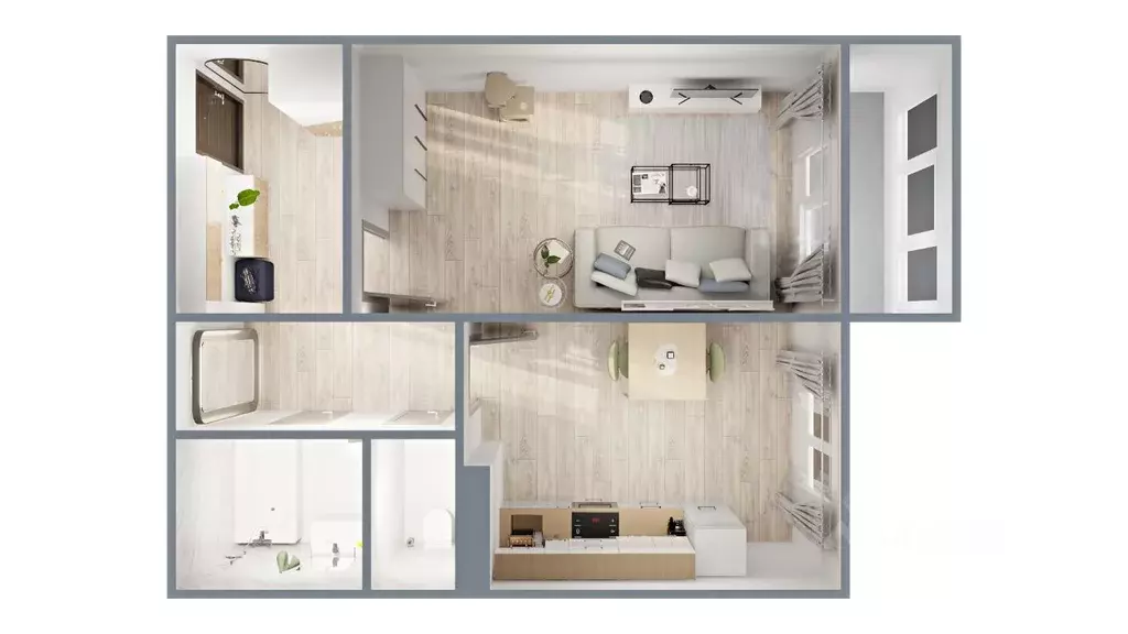 1-к кв. Новосибирская область, Новосибирск Самоцветы жилой комплекс ... - Фото 2