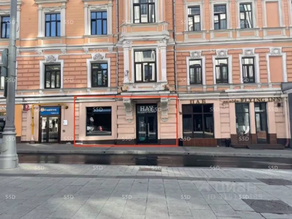 Торговая площадь в Москва 1-я Тверская-Ямская ул., 2С2 (40 м) - Фото 0