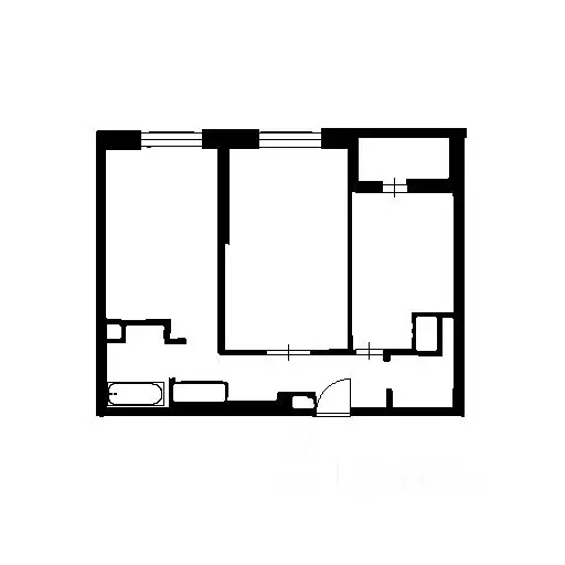 2-к кв. Воронежская область, Воронеж ул. Антонова-Овсеенко, 35Э (65.4 ... - Фото 2