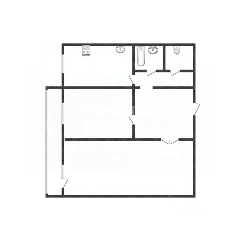 2-к кв. Липецкая область, Липецк Липовская ул., 8 (51.5 м) - Фото 2