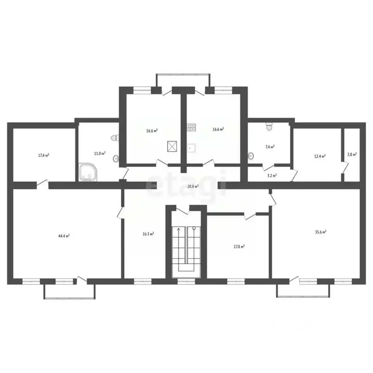 6-к кв. Воронежская область, Воронеж ул. Сергея Лазо, 3А (240.0 м) - Фото 1