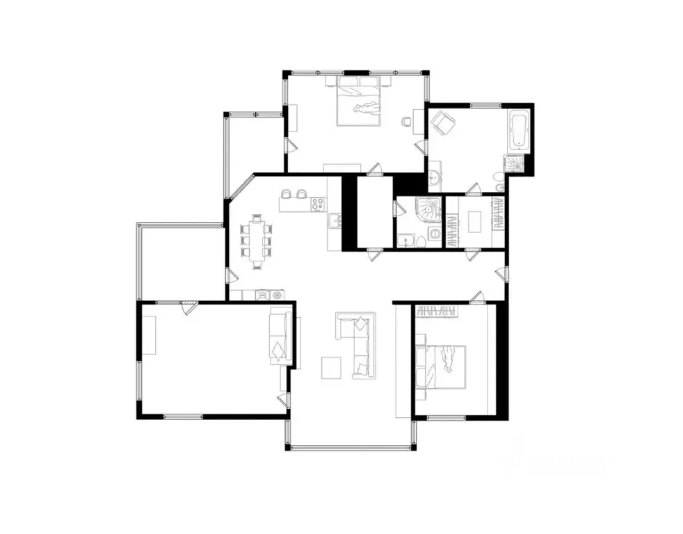 4-к кв. Москва ул. Большая Якиманка, 17/2С1 (193.0 м) - Фото 2