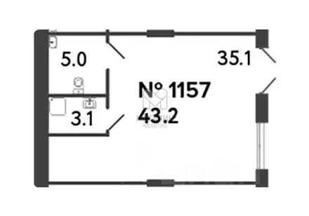 Торговая площадь в Санкт-Петербург ул. Шостаковича, 2 (43 м) - Фото 2