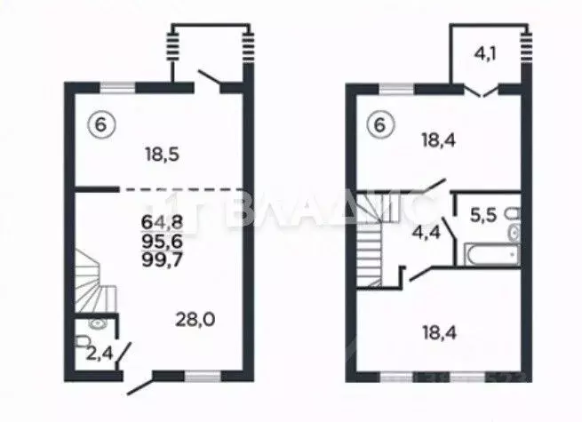 3-к кв. Липецкая область, Липецкий муниципальный округ, с. Ленино ул. ... - Фото 2