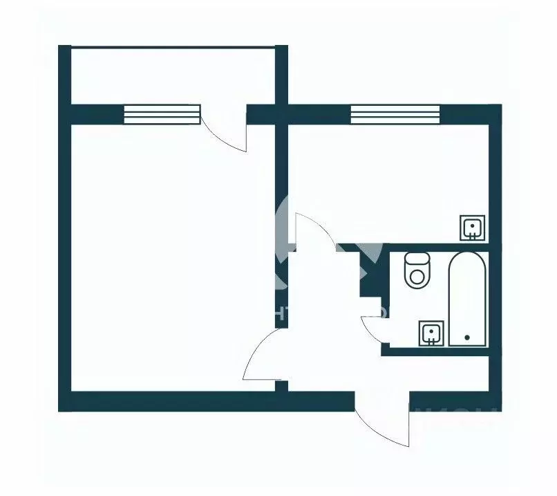 1-к кв. Новосибирская область, Мошково рп ул. Западная, 7 (29.0 м) - Фото 2