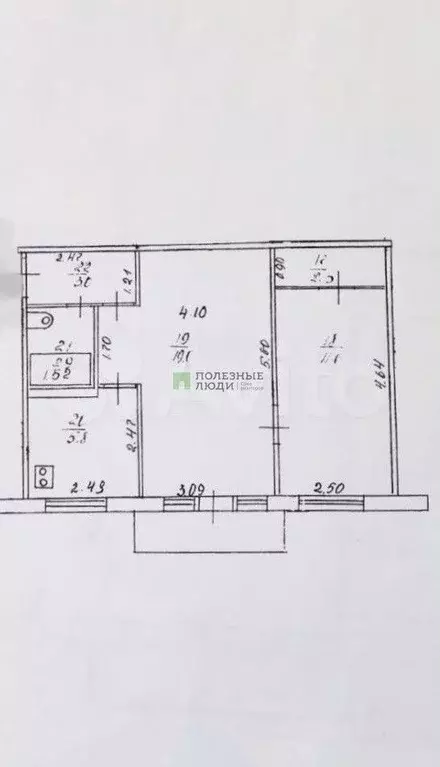 2-к. квартира, 45 м, 3/5 эт. - Фото 0