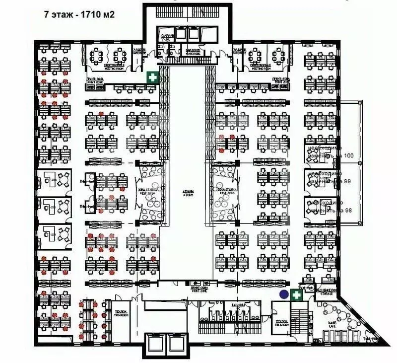 Помещение свободного назначения в Москва просп. Андропова, 36 (1711 м) - Фото 2