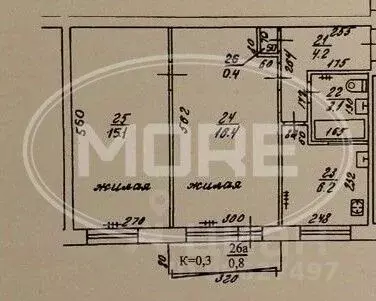 2-к кв. Калининградская область, Калининград ул. Некрасова, 18 (45.4 ... - Фото 2