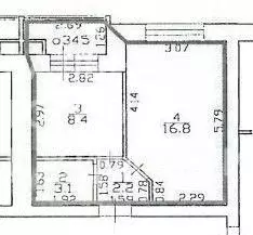 1-к кв. Рязанская область, Рязань ул. Лизы Чайкиной, 4 (30.5 м) - Фото 2