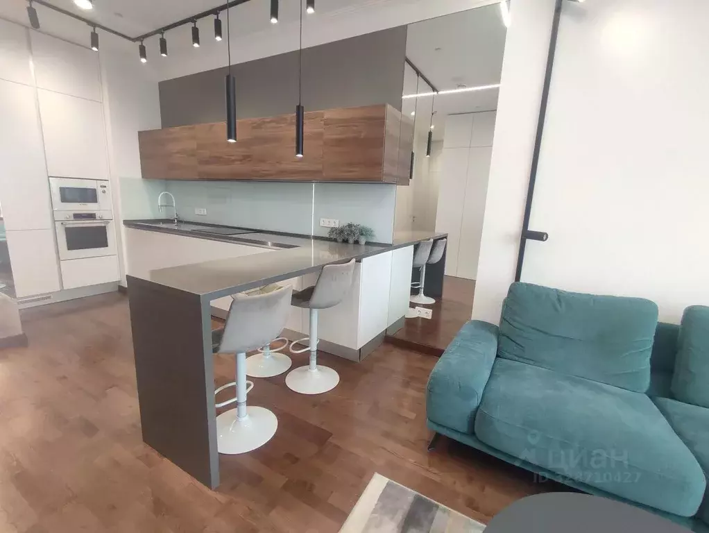 2-к кв. Москва 1-й Красногвардейский проезд, 22с2 (57.8 м) - Фото 1