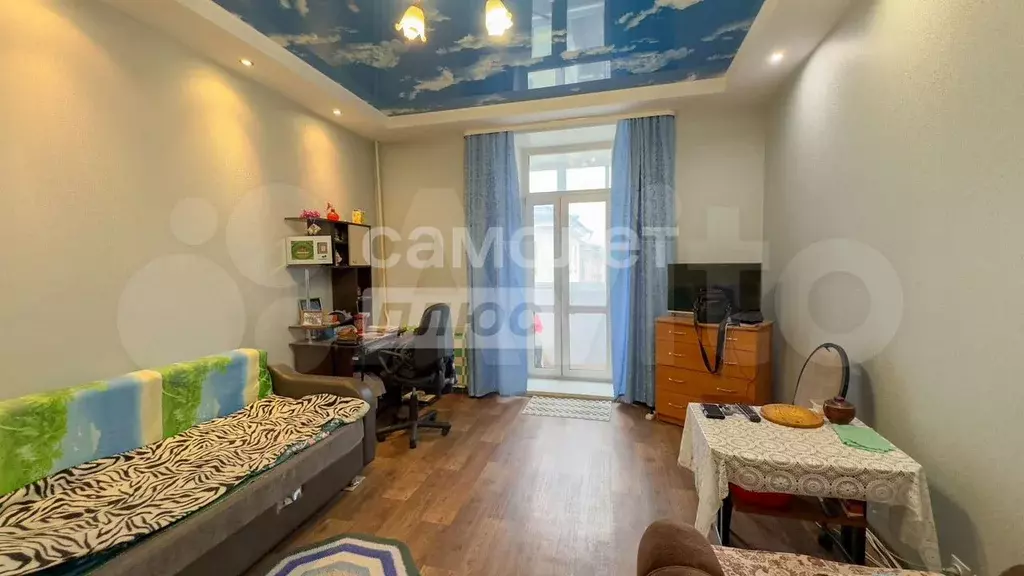 Комната 18,6 м в 3-к., 4/4 эт. - Фото 1