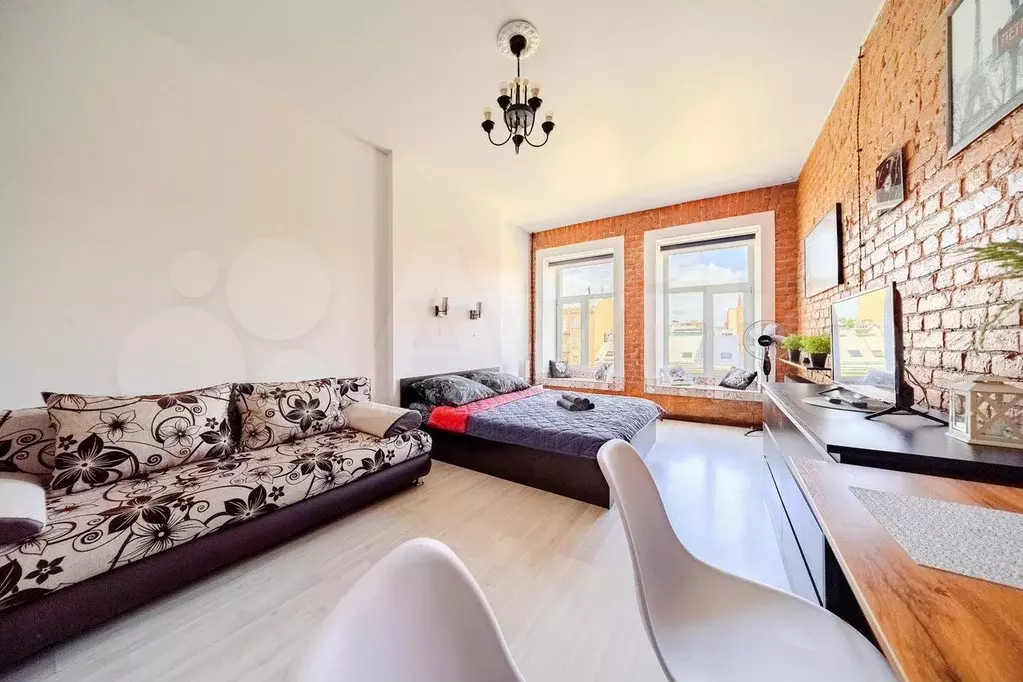 Квартира-студия, 32 м, 4/4 эт. - Фото 1
