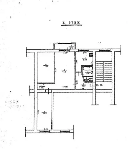 3-комнатная квартира: Туапсе, Киевская улица, 6 (54.5 м) - Фото 1