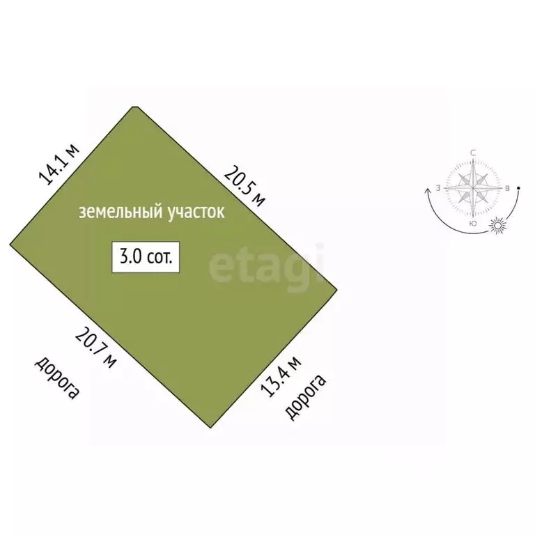 Участок в Ростовская область, Ростов-на-Дону Галактическая ул. (3.0 ... - Фото 2