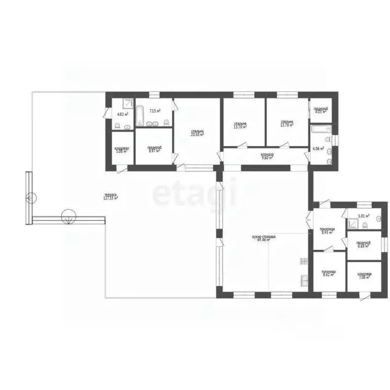 Дом в Ростовская область, Аксай ул. Татьяны Горбуновой (230 м) - Фото 1