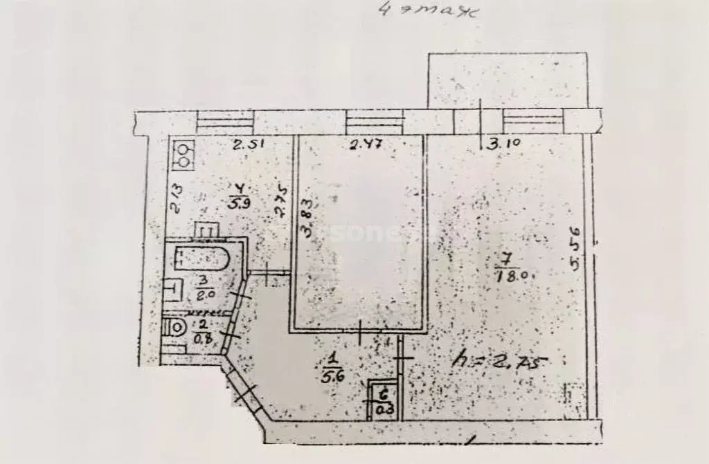 2-к кв. Севастополь ул. Репина, 28 (41.3 м) - Фото 2