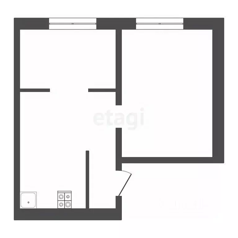 Комната Тюменская область, Тюменский муниципальный округ, Винзили рп ... - Фото 2