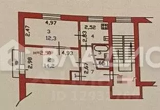 2-к кв. Пензенская область, Пенза ул. Карпинского, 34 (40.2 м) - Фото 1