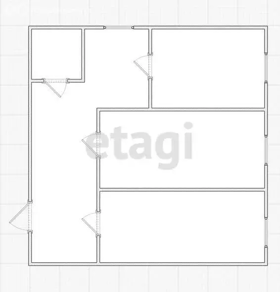 1к в 3-комнатной квартире (50 м) - Фото 1