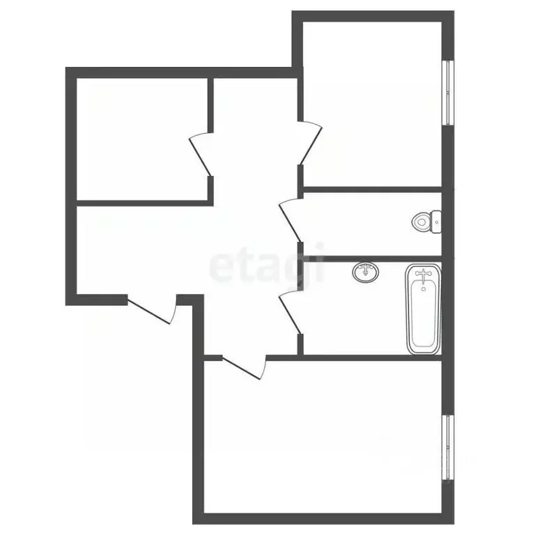 2-к кв. Санкт-Петербург ул. Среднерогатская, 16к5 (64.2 м) - Фото 2