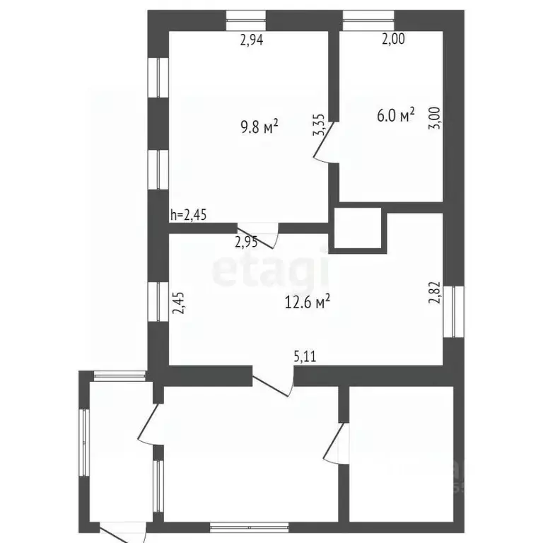 Дом в Кемеровская область, Кемерово ул. Сельская, 18 (28 м) - Фото 1