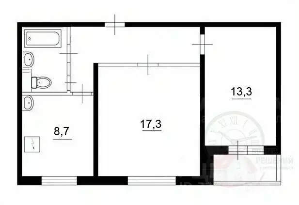 2-к кв. Москва Краснобогатырская ул., 21 (52.5 м) - Фото 2