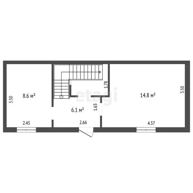 Дом в посёлок Пудость, Верстовой проезд (70.6 м) - Фото 1