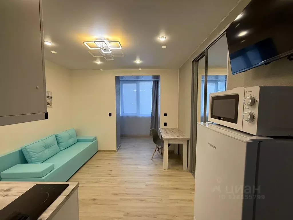 Студия Приморский край, Владивосток ул. Нейбута, 2Ак4 (20.0 м) - Фото 2