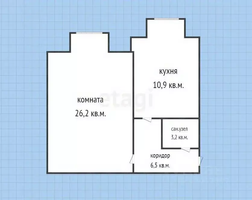 1-к кв. Краснодарский край, Горячий Ключ ул. Ярославского, 146Ек11 ... - Фото 1