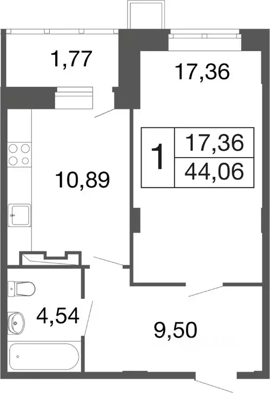 1-к кв. Московская область, Апрелевка Наро-Фоминский городской округ, ... - Фото 1