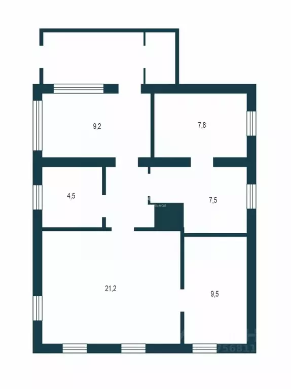 Дом в Новосибирская область, Искитим Украинская ул., 4 (54 м) - Фото 2