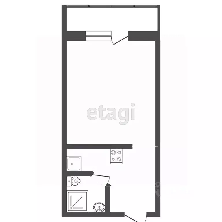Студия Мордовия, Саранск ул. Тани Бибиной, 3/6 (24.0 м) - Фото 2