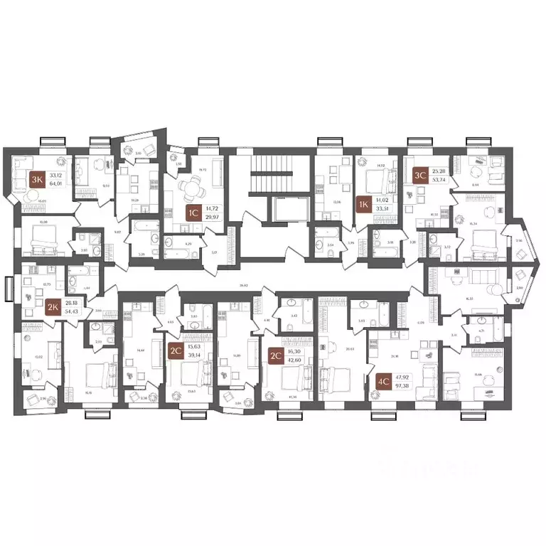 Студия Башкортостан, Уфа Глумилино жилрайон, Холмогоры жилой комплекс ... - Фото 2