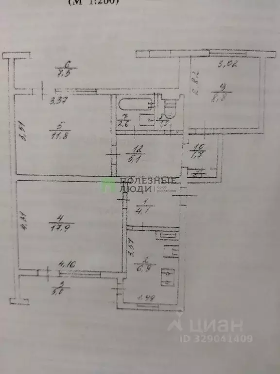 3-к кв. Севастополь ул. Генерала Мельника, 15 (66.8 м) - Фото 1