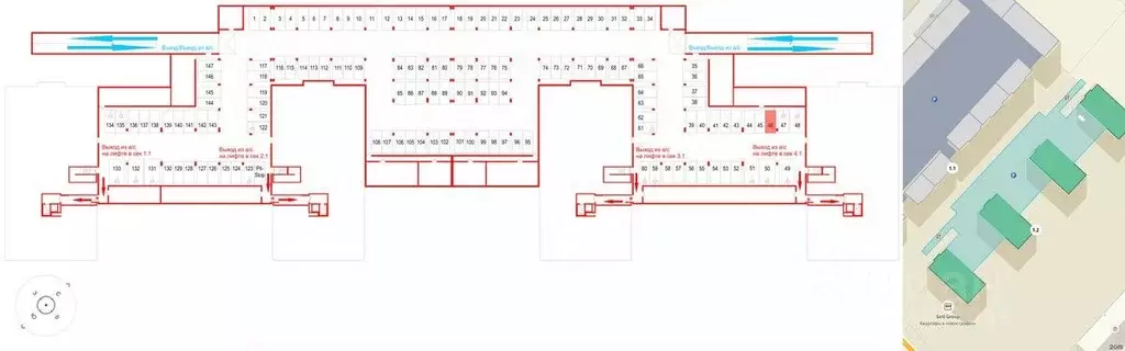 Гараж в Санкт-Петербург Октябрьская наб. (13 м) - Фото 1