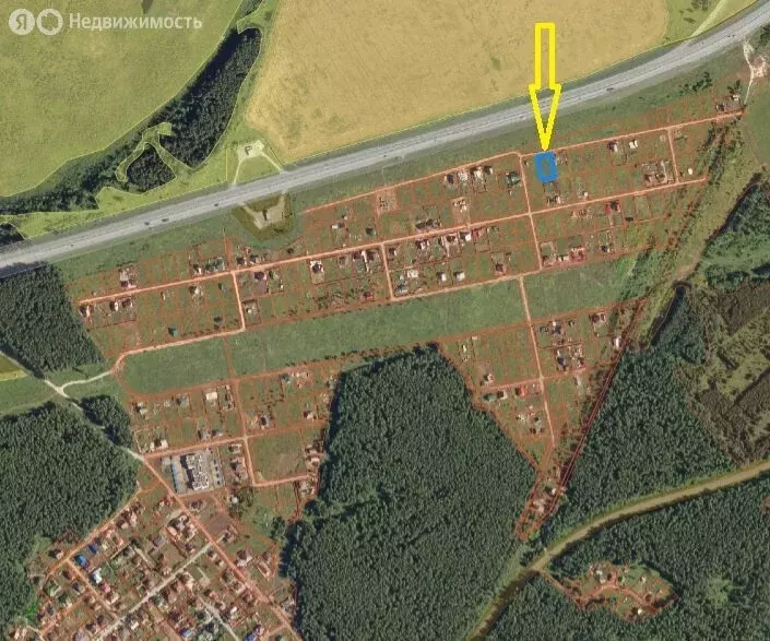 Участок в село Долгодеревенское, Тенистая улица (15 м) - Фото 1