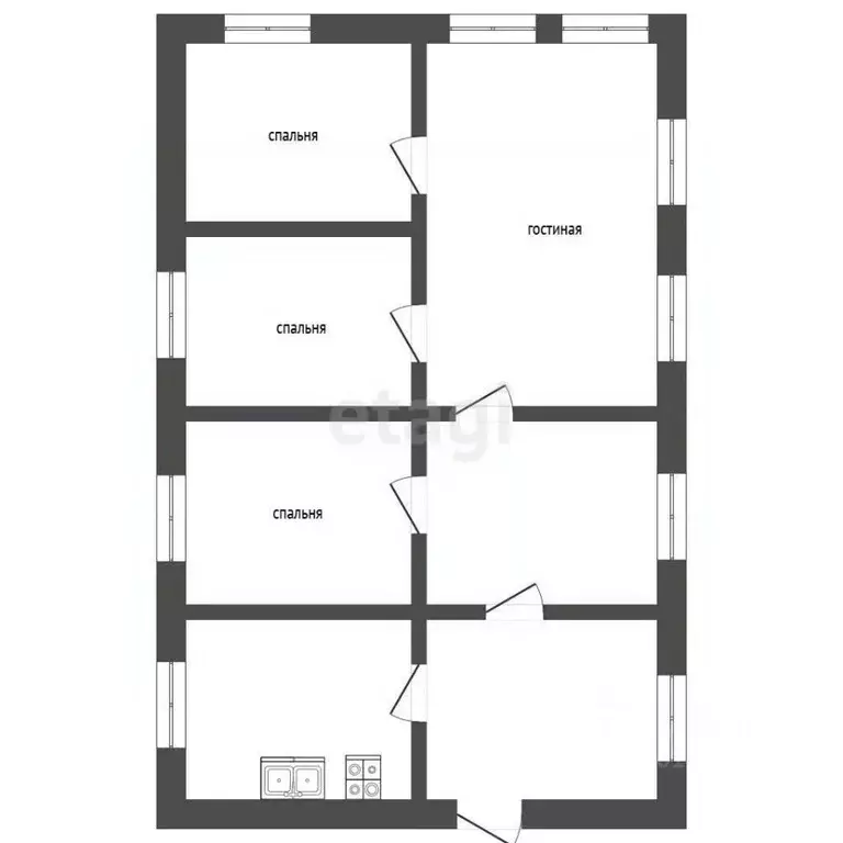 Дом в Саратовская область, Самойловский район, Святославское ... - Фото 2
