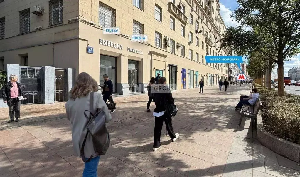 Торговая площадь в Москва ул. Земляной Вал, 25 (139 м) - Фото 1