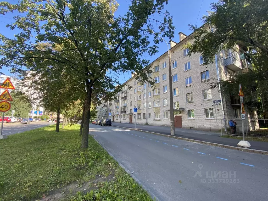 2-к кв. Санкт-Петербург ул. Нахимова, 2 (43.4 м) - Фото 1