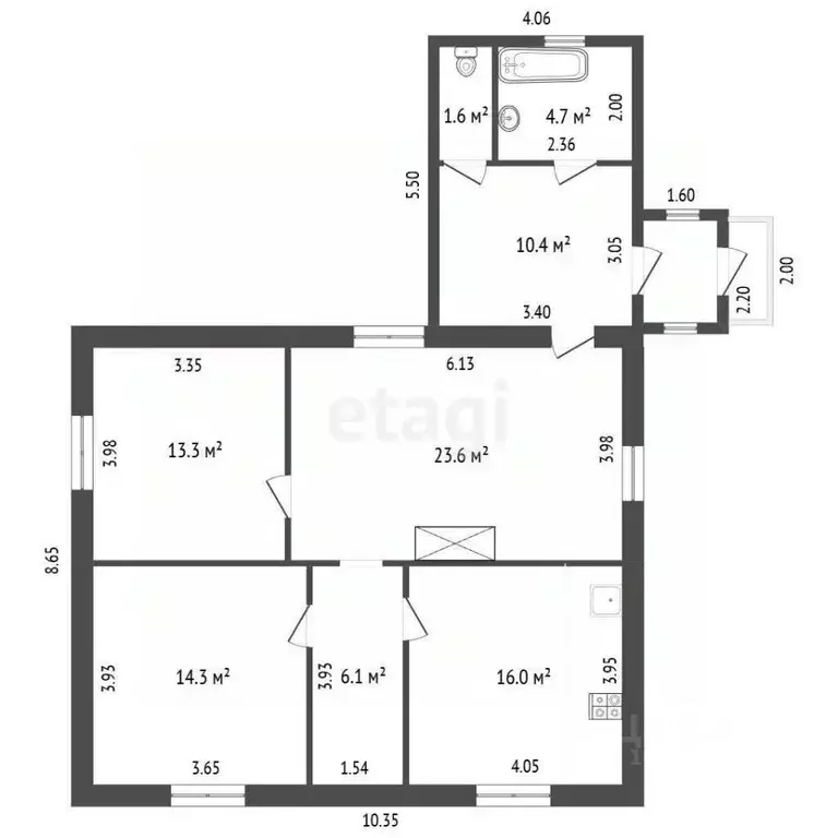 Дом в Псковская область, Печоры Звездная ул., 17 (116 м) - Фото 2