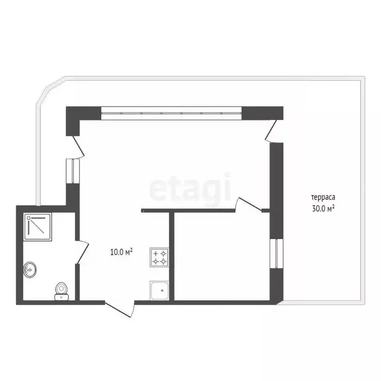 2-к кв. Крым, Ялта муниципальный округ, Восход пгт ул. Авроры, 58 ... - Фото 2