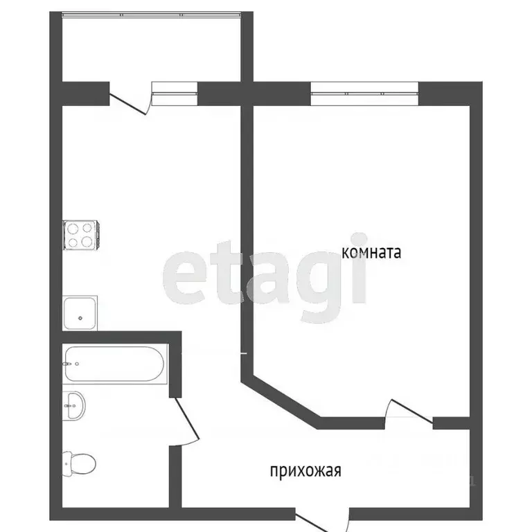 1-к кв. Ростовская область, Ростов-на-Дону, Нахичевань ул. ... - Фото 1