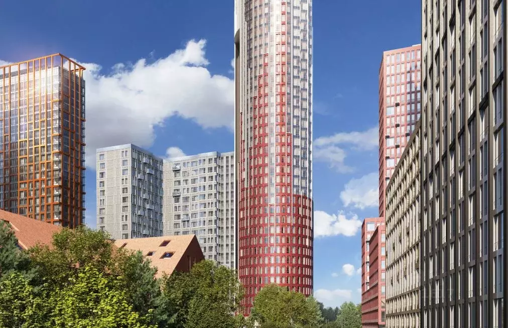 3-к кв. Москва Сидней Сити жилой комплекс, к2/2 (78.5 м) - Фото 0